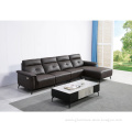 new trend White cheap modern leather sofa set with LED light leather sofa set living room furniture